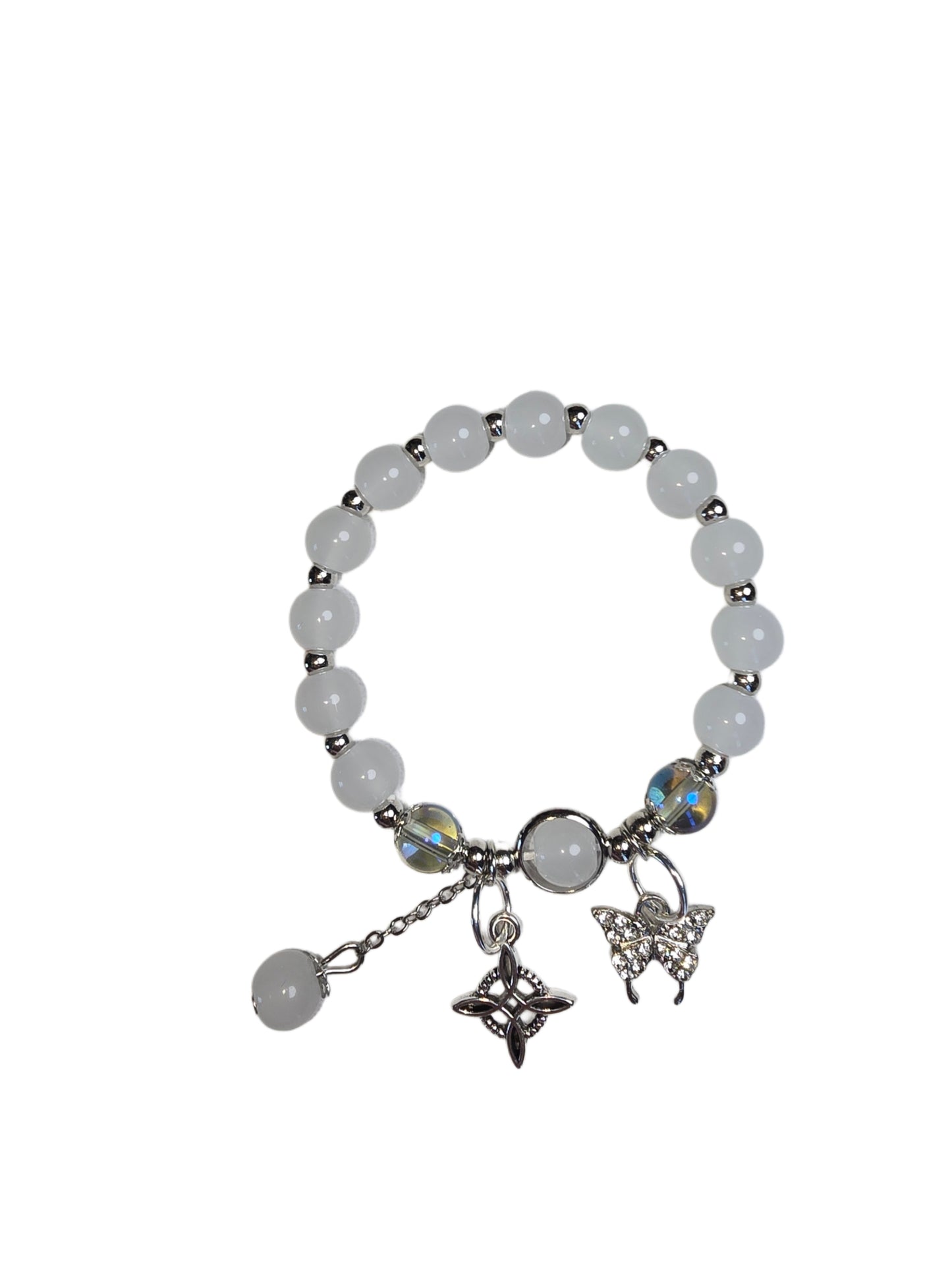 Piedra luna witch knot bracelet