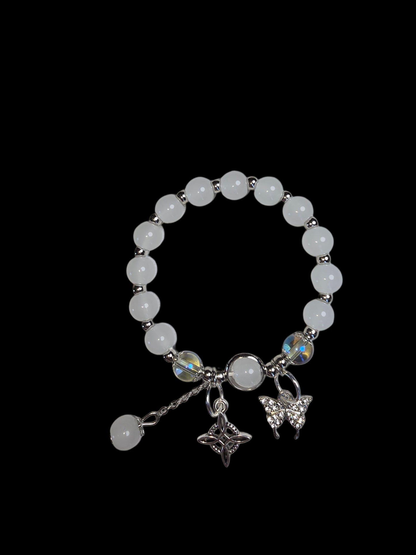 Piedra luna witch knot bracelet