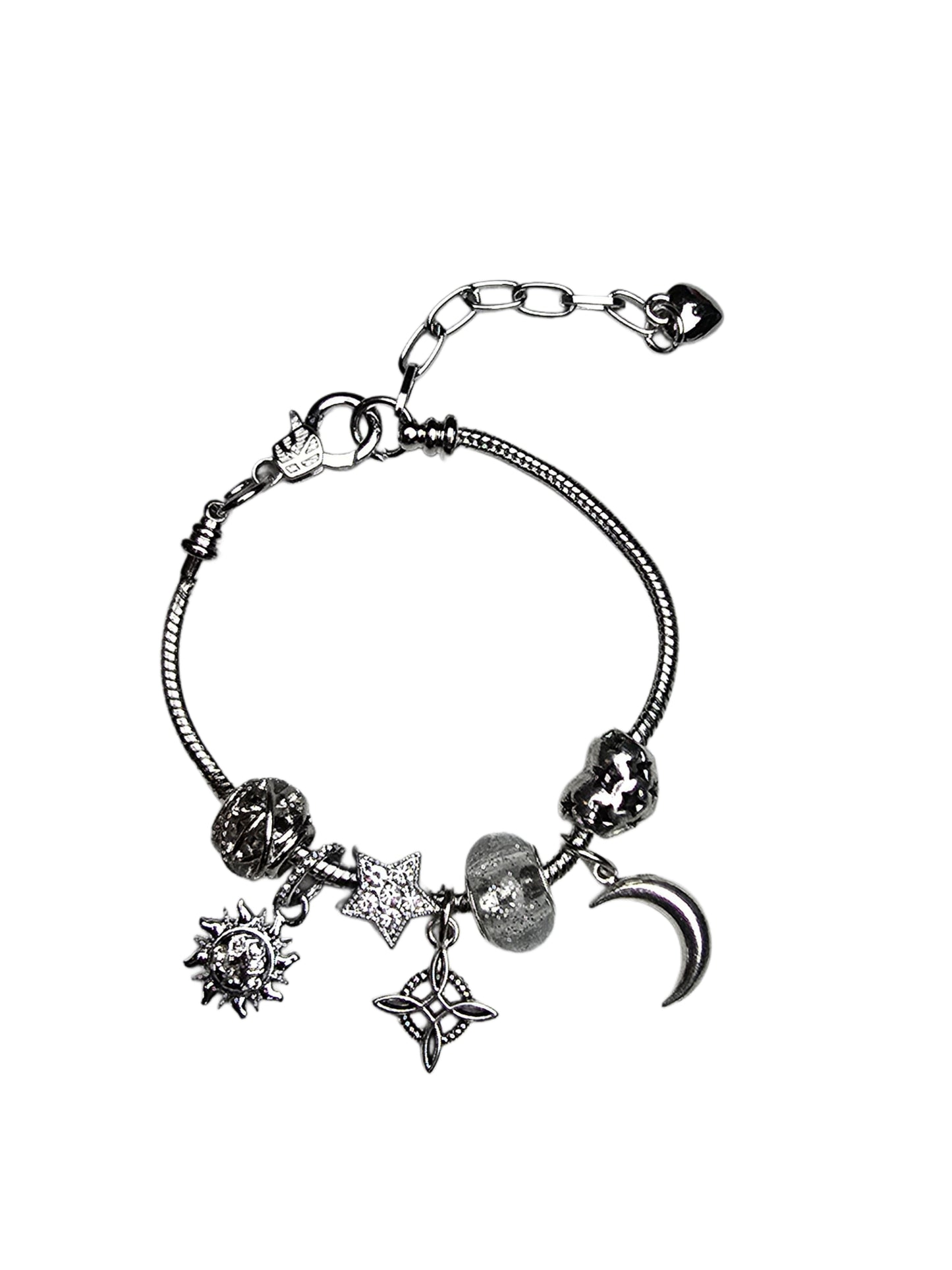 Sun and moon witch knot PND bracelet